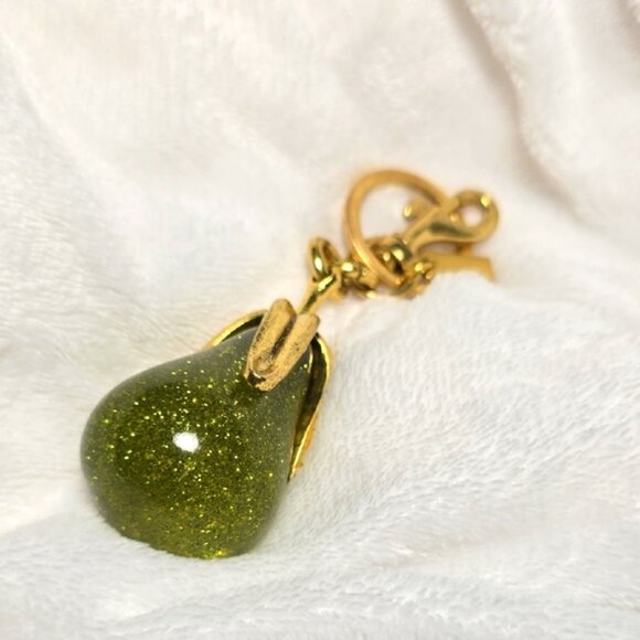 Gold and Green Keychain/Bag Charm - Picture 1 of 5